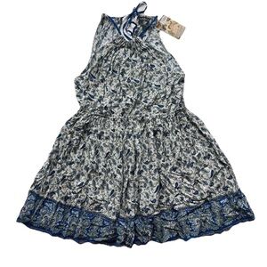 NWT Varga Paisley Women’s Mini Dress M Beach Boho Vacation Resortwear Coastal